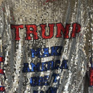 Bling MAGA Silver Jacket