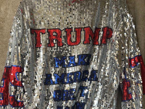 Bling MAGA Silver Jacket