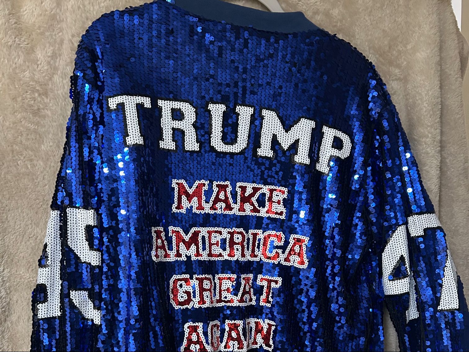 Bling MAGA Blue Jacket