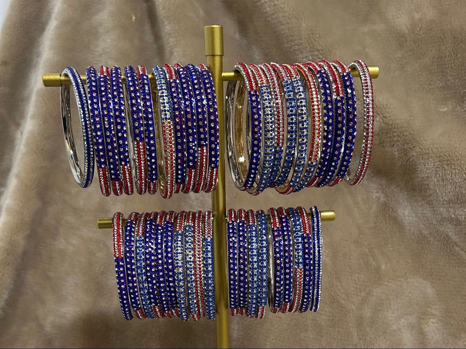 Jewelry:  Flag Bangles (Thin)