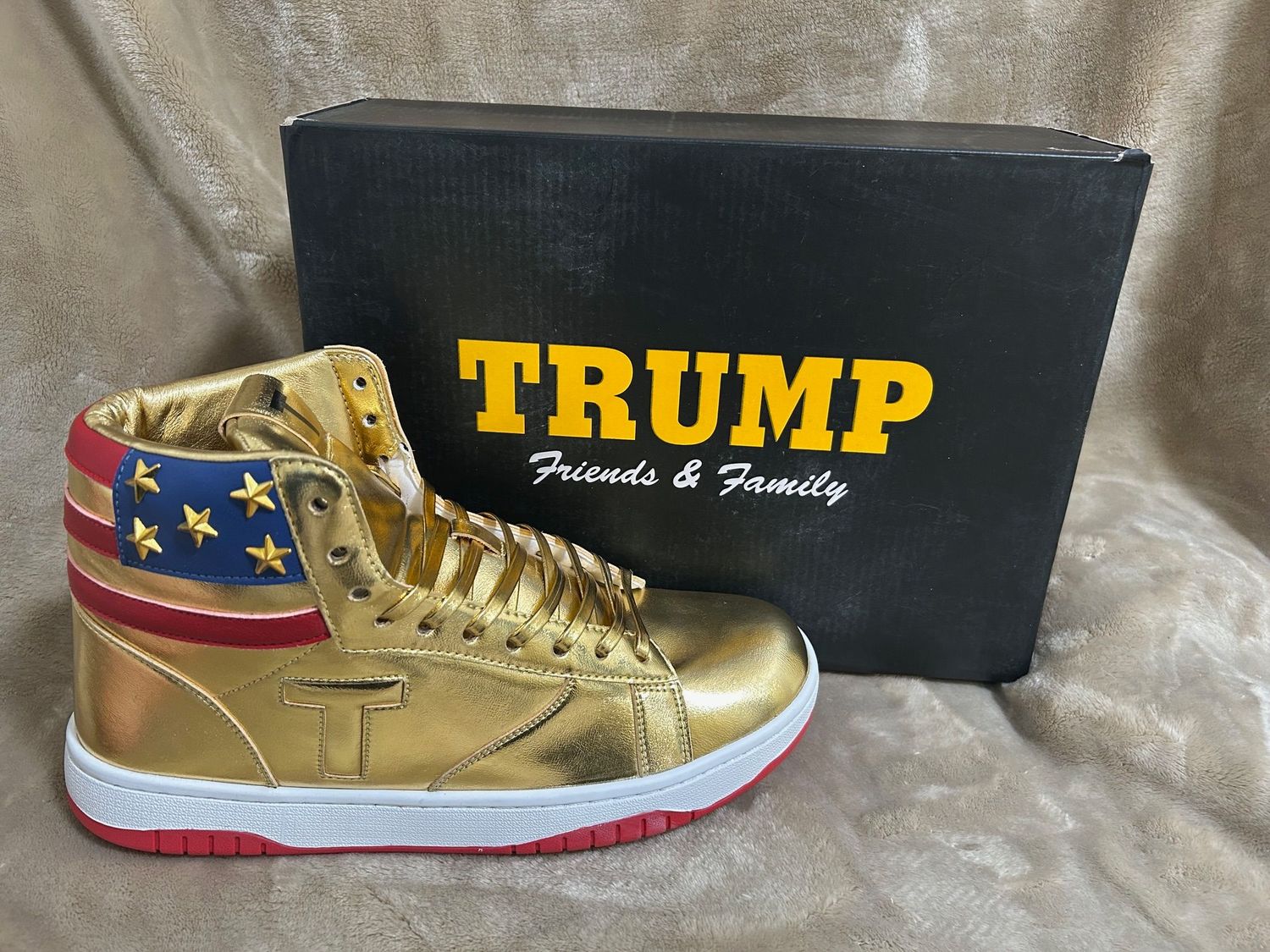 Trump Gold Shoes
