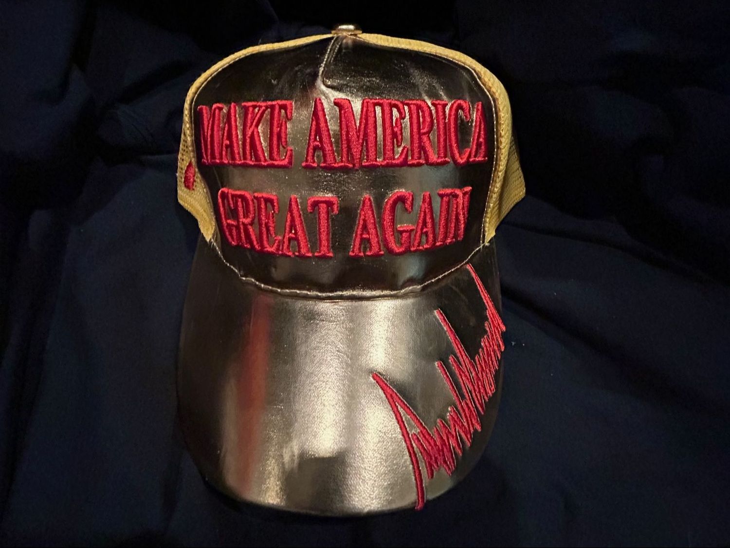 Hats, MAGA (Shiny Gold)